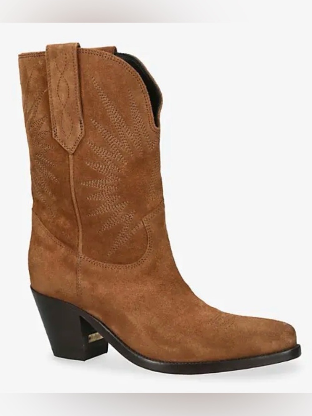 Golden Goose Brown Suede WISH STAR WESTERN PULL ON Boots 8 $1140
